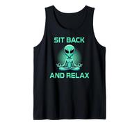 Meditazione Aliena Meditare Rilassarsi Sit Back And Relax Canotta