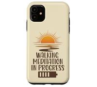 Meditazione Camminata In Progress Sunrise Mindfulness Path Custodia per iPhone 11