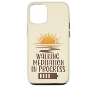 Meditazione Camminata In Progress Sunrise Mindfulness Path Custodia per iPhone 12/12 Pro