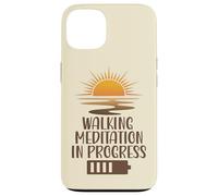 Meditazione Camminata In Progress Sunrise Mindfulness Path Custodia per iPhone 13