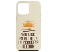Meditazione Camminata In Progress Sunrise Mindfulness Path Custodia per iPhone 13 Pro Max