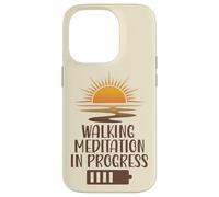 Meditazione Camminata In Progress Sunrise Mindfulness Path Custodia per iPhone 14 Pro