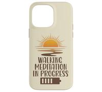 Meditazione Camminata In Progress Sunrise Mindfulness Path Custodia per iPhone 14 Pro Max
