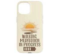 Meditazione Camminata In Progress Sunrise Mindfulness Path Custodia per iPhone 15