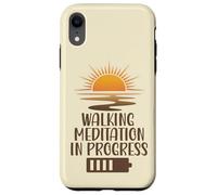 Meditazione Camminata In Progress Sunrise Mindfulness Path Custodia per iPhone XR