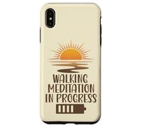 Meditazione Camminata In Progress Sunrise Mindfulness Path Custodia per iPhone XS Max