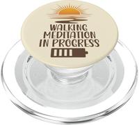 Meditazione Camminata In Progress Sunrise Mindfulness Path PopSockets PopGrip per MagSafe