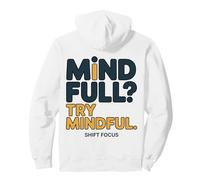 Meditazione Consapevole Design del Cervello Yoga Yogi Consapevolezza Felpa con Cappuccio