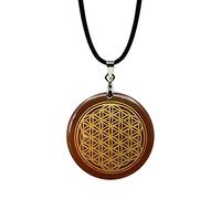 Meditazione Flower Life Seven Ciondolo Chakras Collana Crystal of Pendant Stone Collane e Pendenti E Gioielli