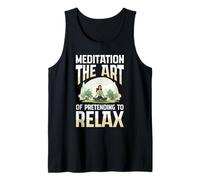 Meditazione L'Arte di fingere di Rilassarsi Yoga Canotta