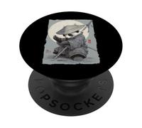 Meditazione Panda Warrior Arte Giapponese Zen PopSockets PopGrip Adesivo