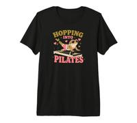 Meditazione Pilates Reformer-Hopping Frog-Toad Yoga Pilates Maglietta Premium