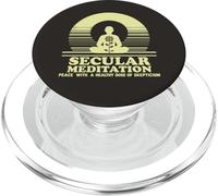 Meditazione secolare Pace con scetticismo Mindfulness PopSockets PopGrip per MagSafe