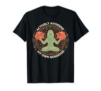 Meditazione Umorismo Mindfulness Abbigliamento Maglietta