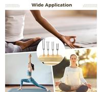 Meditazione, Yoga Chakra, strumenti di terapia del suono in lega di alluminio, include quattro pezzi 1024Hz 512Hz 256Hz 128Hz, set curativo, non invasivo
