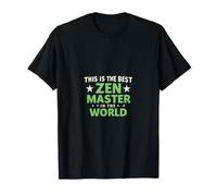 Meditazione Yoga Maestro Zen Spirito Pace Maglietta