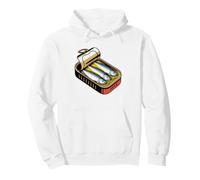 Mediterranean Coastal Still Life Sardine Tin Art Fish Felpa con Cappuccio