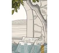 Mediterranean Summer: A Colouring Notebook: Relaxing Colouring Pages and Blank Note Pages Inspired by Seaside Cafés, Coastal Villages and Summer Escapes