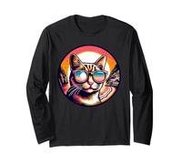 Mediterraneo Mare Gatto alla Costiera Amalfitana Maglia a Manica