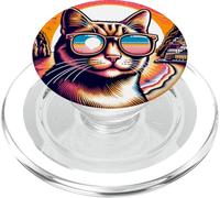Mediterraneo Mare Gatto Alla Costiera Amalfitana PopSockets PopGrip per MagSafe