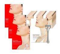 MEDITHERAPY Maschera collo sollevamento antirughe 3BOX (10g 21ea) + 1 SET d...