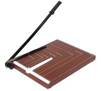 Meditool Taglierina di carta A3 B4 A4 Ghigliottina di carta (A3), 48,5 x 38,5 x 3,3 cm, sicurezza salvaguardare, base in legno rosso scuro
