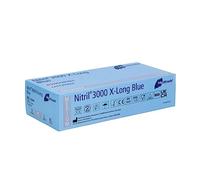 Meditrade 1282 m x-long usa e getta in nitrile blu (confezione da 1 x 100)