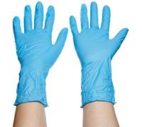 Meditrade 1282L x-long usa e getta in nitrile blu (confezione da 1 x 100)