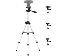 Medium Camera Tripod Mount Holder Stand for Logitech Webcam C930 C920 C615-Silver