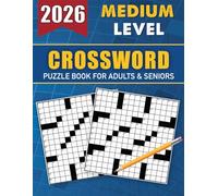 Medium Crossword Puzzle Book: 100 Large Print Puzzles for Adults and Seniors - A Perfect Gift for Crossword Lovers