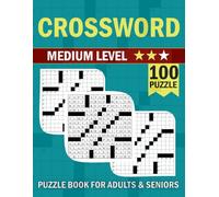 Medium Crossword Puzzle Book for Adults and Seniors: Play enjoyable puzzles to help you relax and concentrate (ideal gift for puzzle enthusiasts).