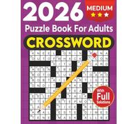 Medium Crossword Puzzle Book for Adults with Solutions: The Perfect Thoughtful Gift for Holidays, Birthdays, and Retirement - 102 Large Print Puzzles for Adults, Seniors and All Puzzle Lovers