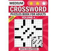 Medium Crossword Puzzle Book Volume 4: Mind Refreshing Crosswords for Adults and Seniors Enjoy Hours of Fun, Relaxation, and Brain Exercise