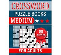 Medium Crossword Puzzle Books for Adults: Balanced Word Games for Mental Agility and Daily Fun