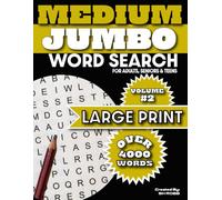 Medium Jumbo Word Search - Volume 2: 143 Large Print 5-6 Letter Word Search Puzzles for Adults, Seniors & Teens