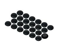 Medium Planning & Notice Board Magnets - Black (10 Packs of 12)