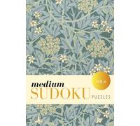 Medium Sudoku Puzzle Book: One Puzzle per Page | Pretty Floral William Morris Cover Perfect Gift for Adults, Women & Seniors