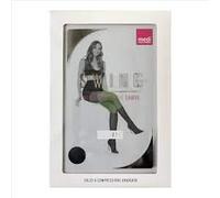 MEDIVEN - MEDI SWING CLASSIC - CALZE ELASTICHE PREVENTIVE - 140 DENARI (18 MM HG) - V, Nero, Autoreggente