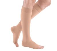 mediven plus CCL1 AD, calze a compressione, normali, senza punta del piede, IV, caramello