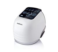 Medivon Massaggiatore cordless per ginocchia e gomiti Massaggio a compressione Massaggio ad aria Vibrazione Modalità di riscaldamento Allevia il dolore al ginocchio, gomito del tennista - bianco