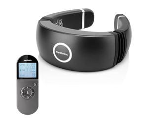 medivon Smart EMS massaggiatore cervicale con funzione di calore, elettroterapia con 2 elettrodi, massaggiatore vibrante, prodotto medico certificato