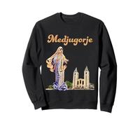 Medjugorje Madonna Regina della Pace Felpa