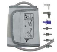 MEDLINKET Y003C1 Polsino per la pressione sanguigna da 17 a 22 cm, con 7 connettori di ricambio per braccia piccole, compatibile con Omron Digital Blood Pressure Monitor Small Cuff