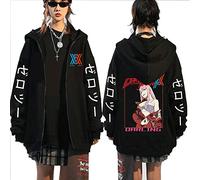 MEDM Con Cappuccio Anime Tesoro nella Franxx 02 Zero Due Felpe con Cappuccio Felpe per Ragazzi/Ragazze con Cappuccio Uomini/Donne con I Pullover Vestiti-style3||L