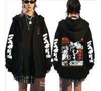 MEDM Uomini di Haikyuu con Cappuccio con Cappuccio Anime Bokuto Koutarou Manga Hey Hey Hey Hoody Casual Cartoni Animati Caldi Estetici Vintage Maschi Felpe Maschili-Style6||XL