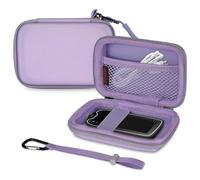 MEDMAX Rigida Custodia per Freestyle Libre 3 / Libre 2 / Libre Reader, Protettiva Antiurto Cover per Diabetici con Clip e Maniglia, Lilla Viola