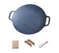 Mednkoku Corea BBQ Grill Padre Non Stick Round Baking Padre BBQ Grill Plate per casa Esterna a 36 cm Griddles