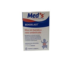 Med's Bendelast Mini Kit Benda A Rete Ombelicale, 3 bende e 3 compresse