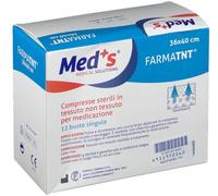 Med's Compresse Di Garza Sterile TNT 36 x 40 cm 12 Pezzi