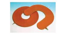 Cuscino Antidecubito Pneumatico In Gomma Rossa. Larghezza Della Ciambella 45Cm